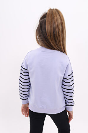 Toontoy Kız Çocuk Baskılı Sweatshirt