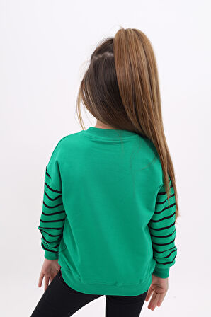 Toontoy Kız Çocuk Baskılı Sweatshirt