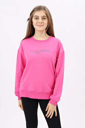 Toontoy Kız Çocuk Nakışlı Sweatshirt