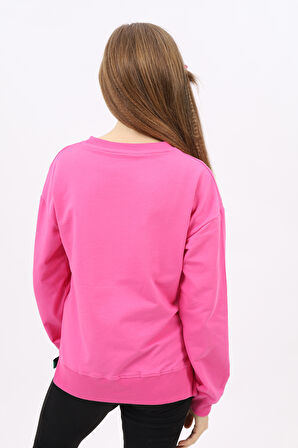 Toontoy Kız Çocuk Nakışlı Sweatshirt