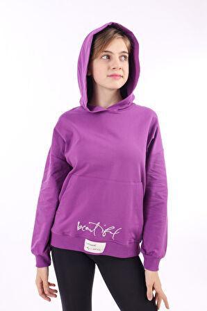 Toontoy Kız Çocuk Nakışlı Sweatshirt