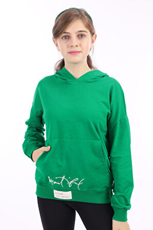 Toontoy Kız Çocuk Nakışlı Sweatshirt