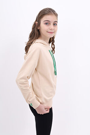 Toontoy Kız Çocuk Nakışlı Sweatshirt