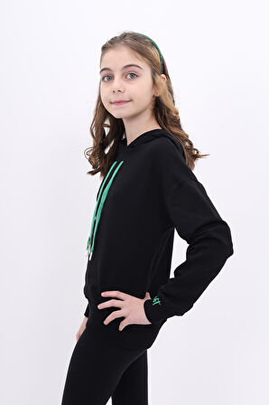 Toontoy Kız Çocuk Nakışlı Sweatshirt