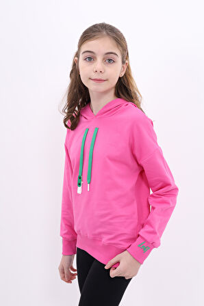 Toontoy Kız Çocuk Nakışlı Sweatshirt