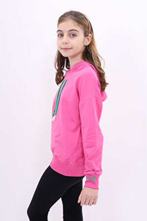 Toontoy Kız Çocuk Nakışlı Sweatshirt