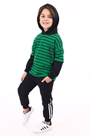 Toontoy Erkek Çocuk Baskılı Eşofman Takım