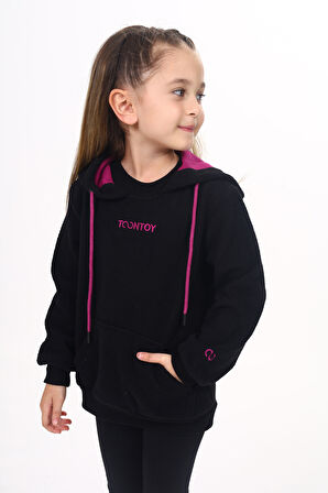 Toontoy Unisex Çocuk Nakışlı Sweatshirt