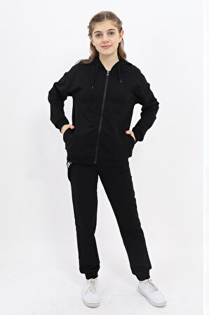 Toontoy Kız Çocuk Baskılı Eşofman Takım