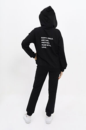 Toontoy Kız Çocuk Baskılı Eşofman Takım