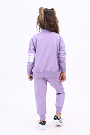 Toontoy Kız Çocuk Nakışlı Eşofman Takım