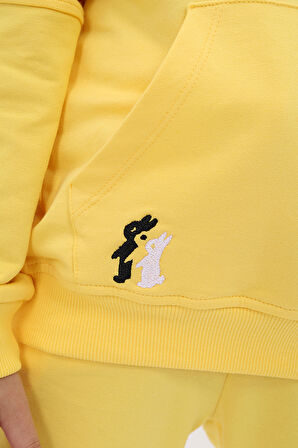 Toontoy Kız Çocuk Nakışlı Eşofman Takım