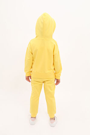 Toontoy Kız Çocuk Nakışlı Eşofman Takım