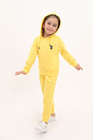 Toontoy Kız Çocuk Nakışlı Eşofman Takım