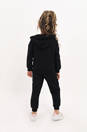 Toontoy Kız Çocuk Nakışlı Eşofman Takım