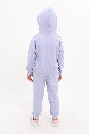 Toontoy Kız Çocuk Nakışlı Eşofman Takım