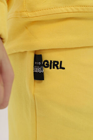 Toontoy Kız Çocuk Nakışlı Eşofman Takım