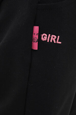 Toontoy Kız Çocuk Nakışlı Eşofman Takım