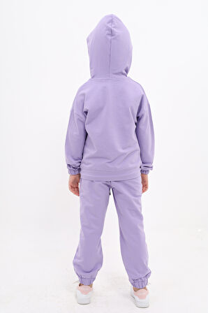 Toontoy Kız Çocuk Nakışlı Eşofman Takım