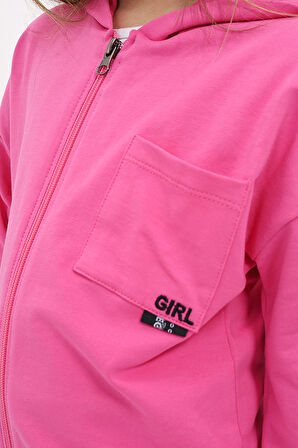 Toontoy Kız Çocuk Nakışlı Eşofman Takım