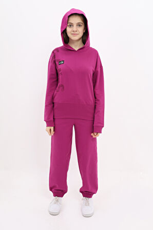 Toontoy Kız Çocuk Baskılı Eşofman Takım