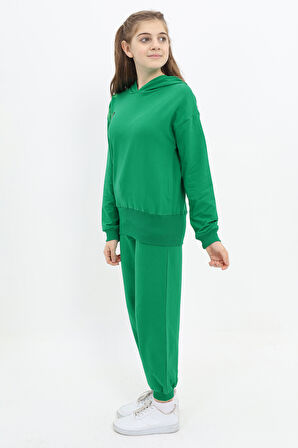 Toontoy Kız Çocuk Baskılı Eşofman Takım