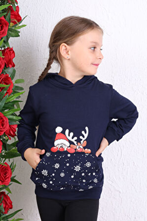 Toontoy Unisex Çocuk Baskılı Sweatshirt