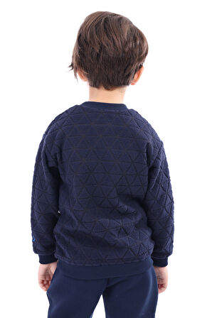 Toontoy Unisex Çocuk Nakışlı Sweatshirt