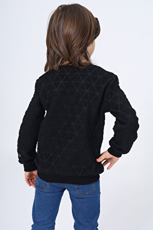 Toontoy Unisex Çocuk Nakışlı Sweatshirt
