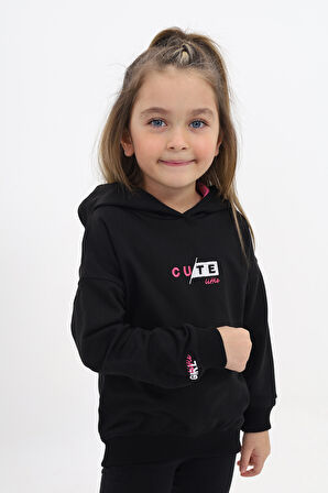Toontoy Kız Çocuk Nakışlı Sweatshirt