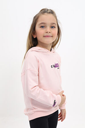 Toontoy Kız Çocuk Nakışlı Sweatshirt