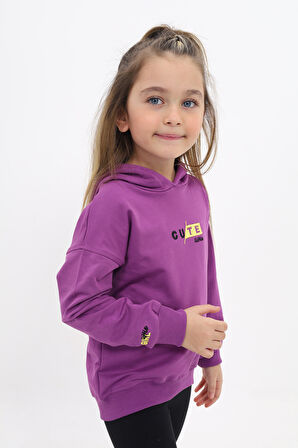 Toontoy Kız Çocuk Nakışlı Sweatshirt