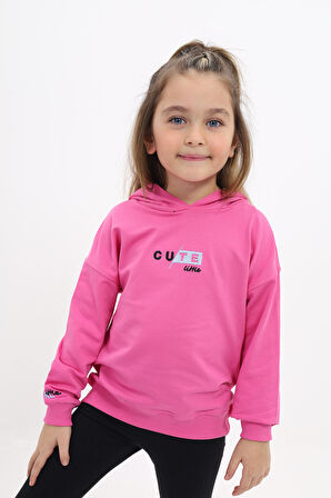 Toontoy Kız Çocuk Nakışlı Sweatshirt