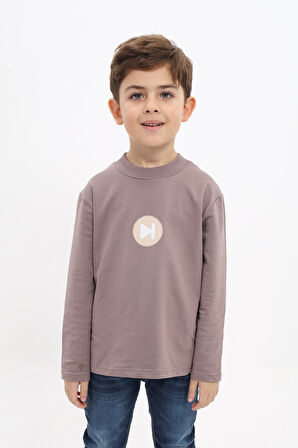 Toontoy Erkek Çocuk Baskılı Sweatshirt