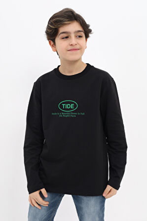 Toontoy Erkek Çocuk Baskılı Sweatshirt