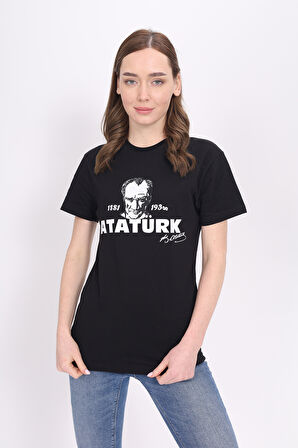 Toontoy Unisex Atatürk Baskılı Tişört