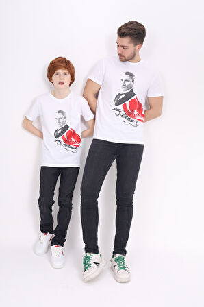 Toontoy Unisex Çocuk Atatürk Baskılı Tişört