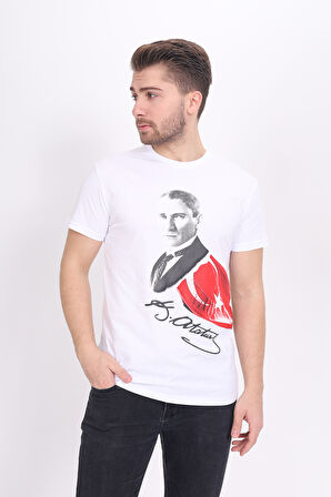Toontoy Unisex Atatürk Baskılı Tişört