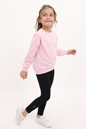 Toontoy Kız Çocuk Nakışlı Taytlı Takım