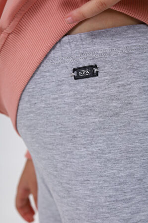 Toontoy Kız Çocuk Baskılı Taytlı Takım