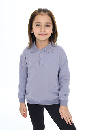 Toontoy Kız Çocuk Baskılı Sweatshirt