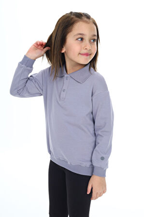 Toontoy Kız Çocuk Baskılı Sweatshirt