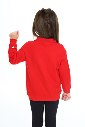 Toontoy Kız Çocuk Baskılı Sweatshirt
