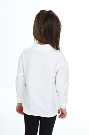 Toontoy Kız Çocuk Baskılı Sweatshirt