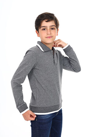 Toontoy Erkek Çocuk Baskılı Sweatshirt