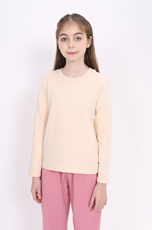 Toontoy Kız Çocuk Baskılı Tişört