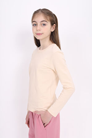 Toontoy Kız Çocuk Baskılı Tişört