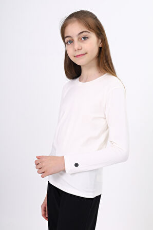 Toontoy Kız Çocuk Baskılı Tişört