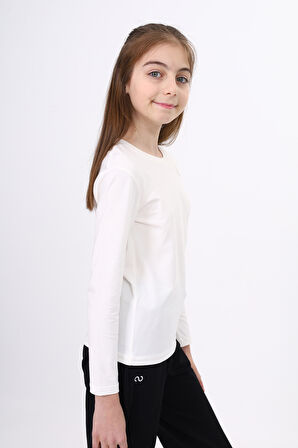 Toontoy Kız Çocuk Baskılı Tişört