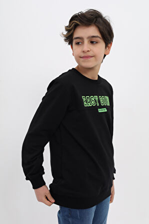 Toontoy Erkek Çocuk Nakışlı Sweatshirt